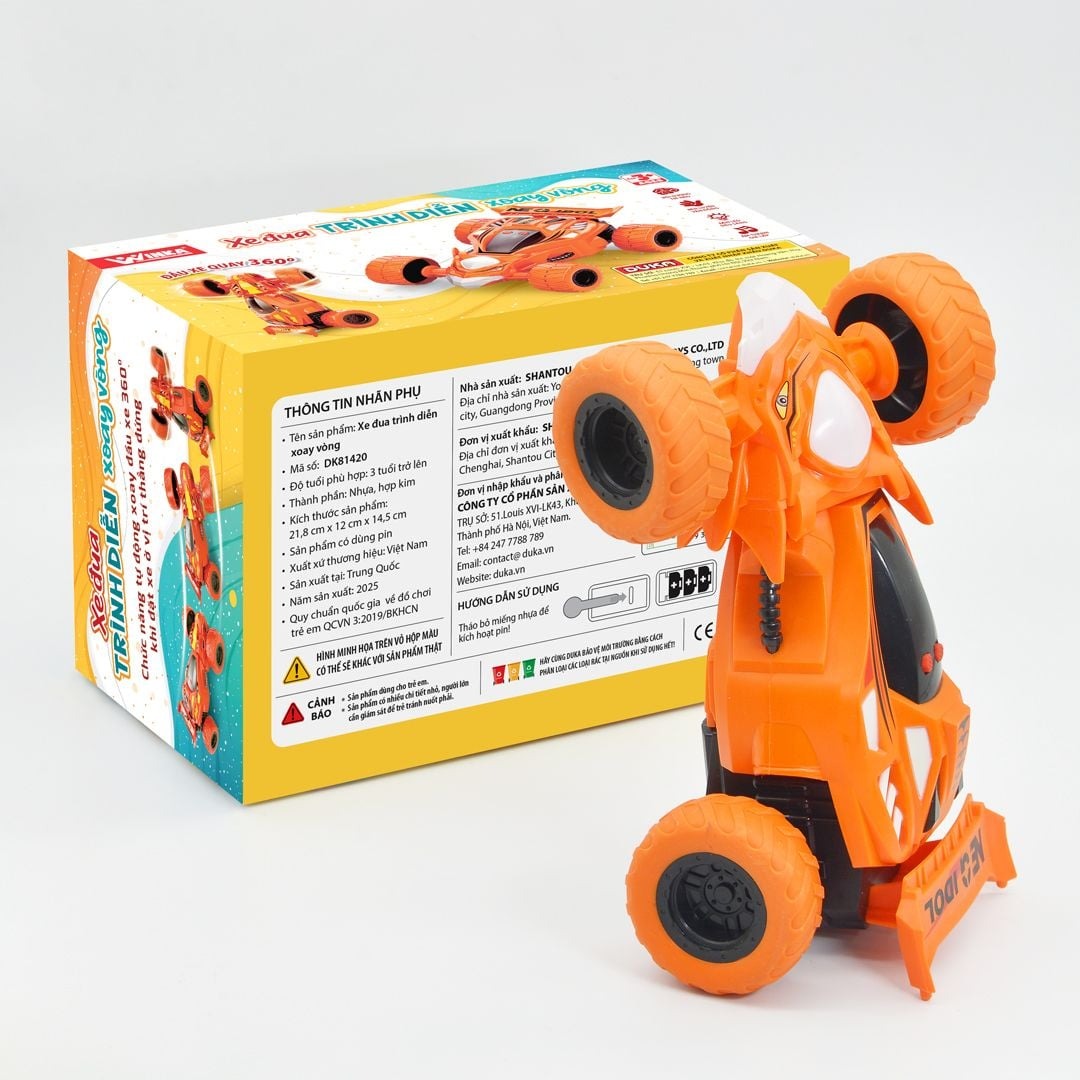 Đồ Chơi Xe Đua Trình Diễn Vòng Xoay DK81420 (Giao Màu Ngẫu Nhiên)