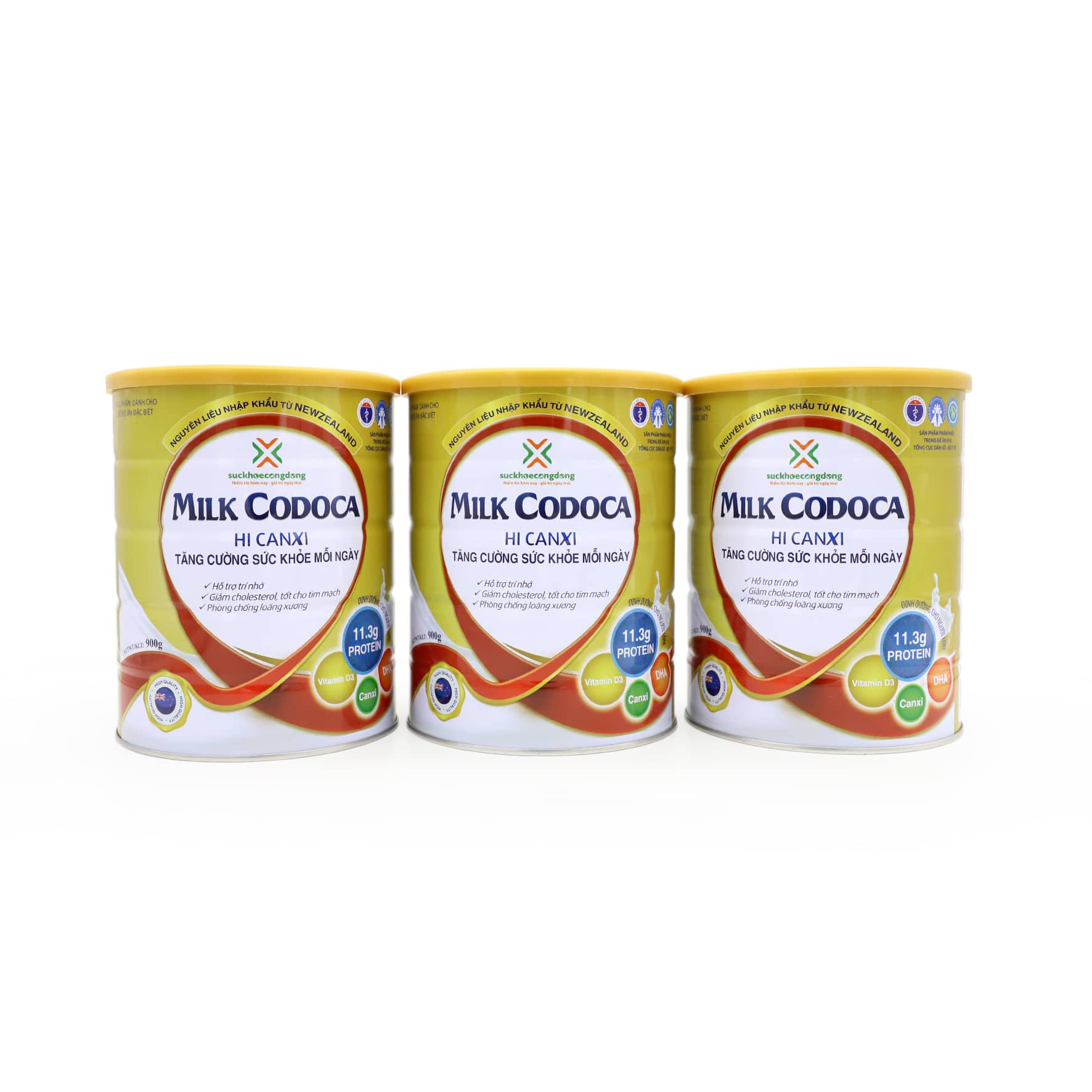 Codoca Hi Canxi 900g - Dinh dưỡng đặc biệt cho người tiểu đường - bổ sung Canxi hàm lượng cao, tăng cường sức khỏe