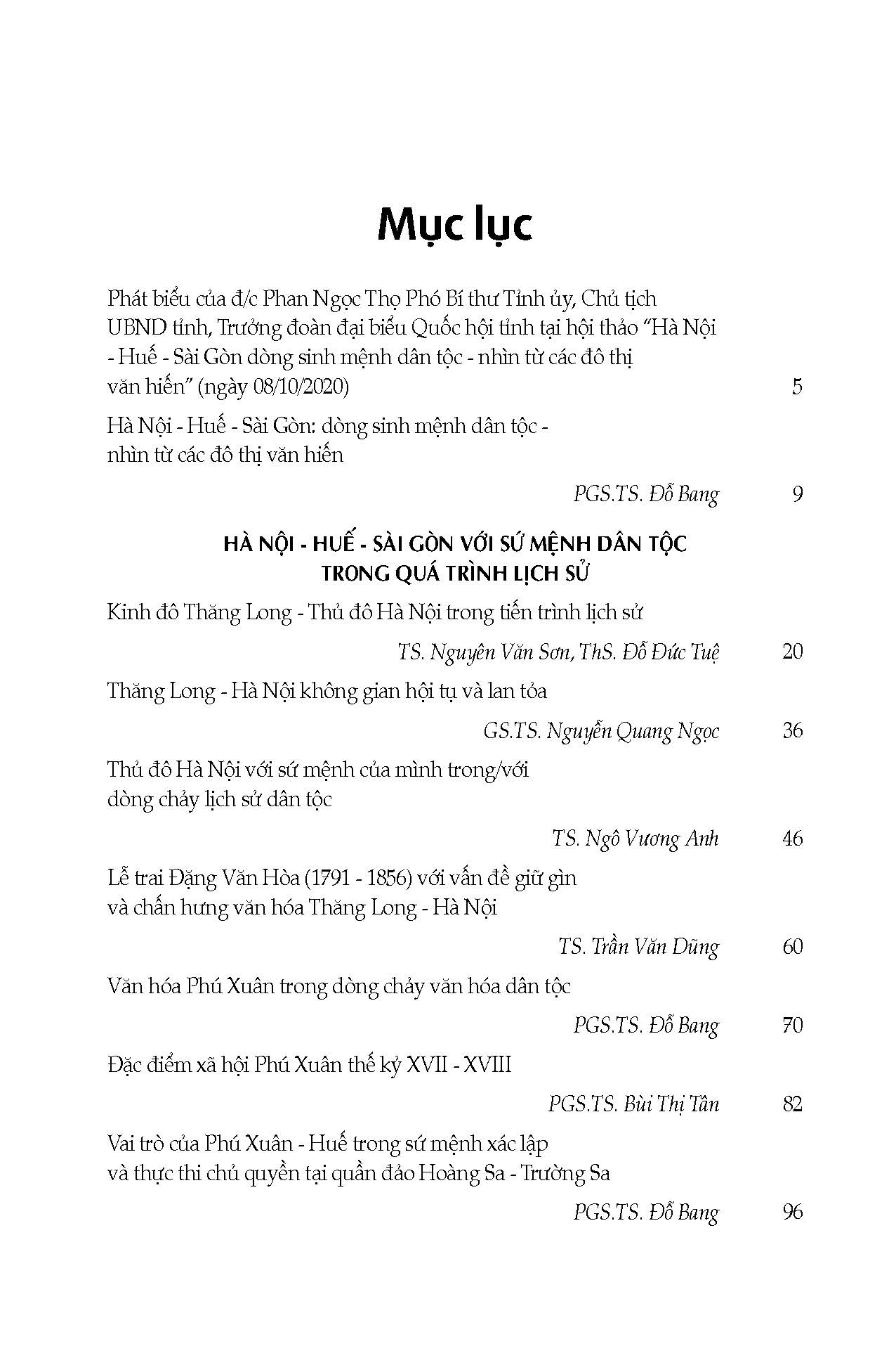 Hà Nội - Huế - Sài Gòn: Dòng Sinh Mệnh Dân Tộc - Nhìn Từ Các Đô Thị Văn Hiến (Bìa cứng)