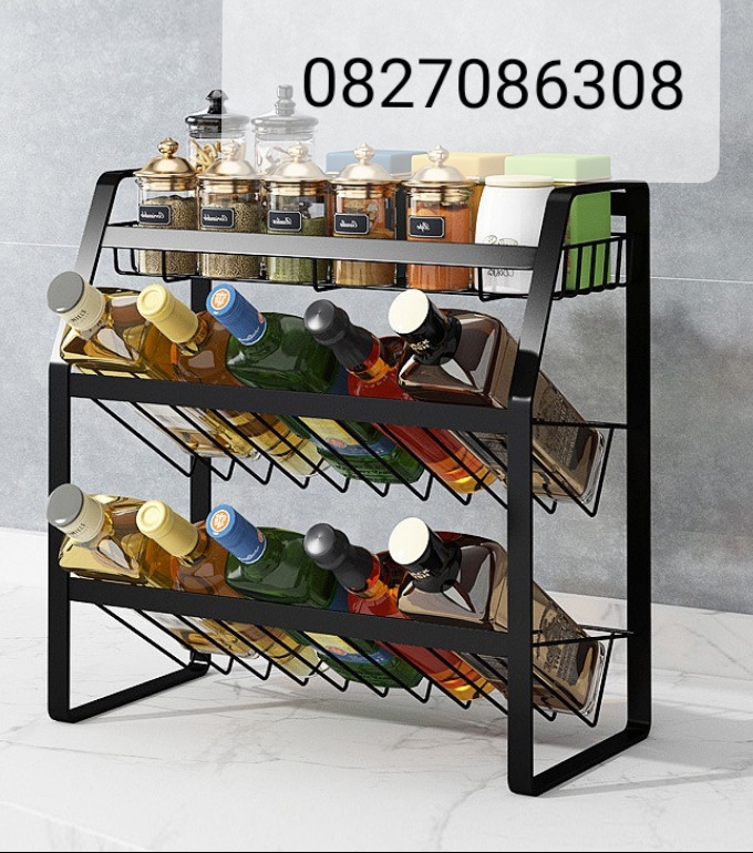 KỆ GIA VỊ 3 TẦNG , KỆ NHÀ BẾP ĐA NĂNG