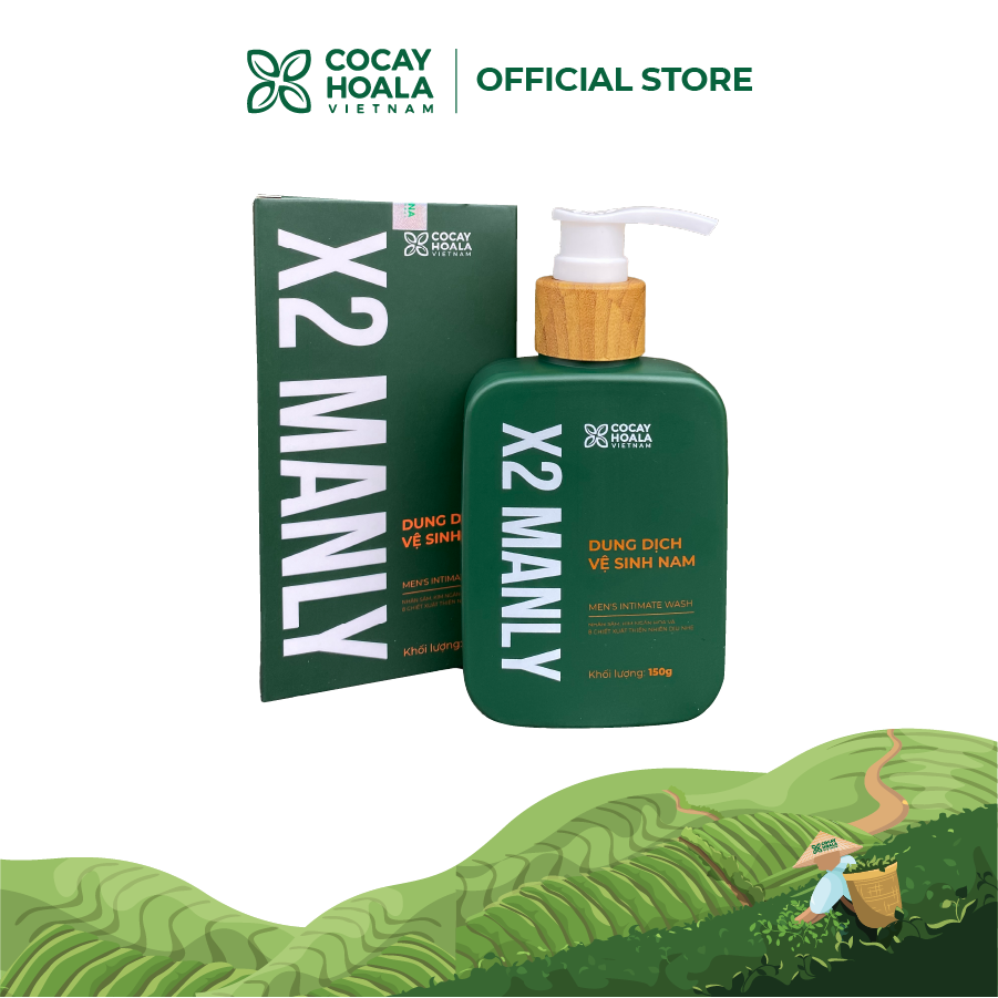 Gel Vệ Sinh Nam X2 Manly Giúp Trẻ Hóa Cậu Nhỏ- Hương Nước Hoa Quyến Rũ Cocayhoala 150g