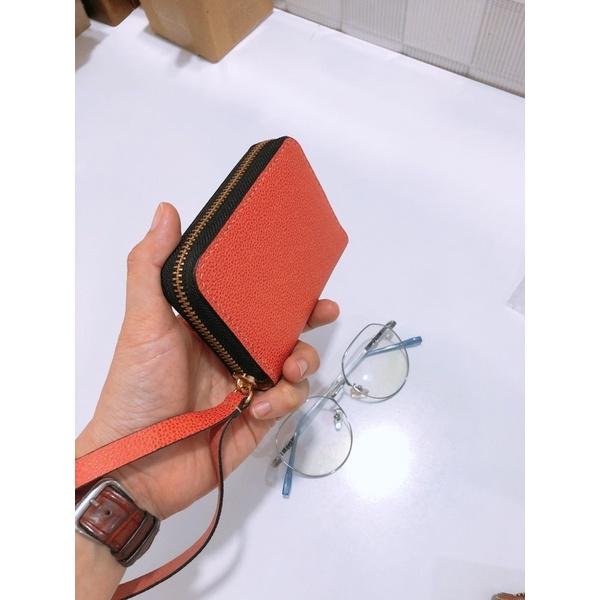 Ví zip mini khoá kéo kim loại siêu bền, có dây đeo tiện lợi