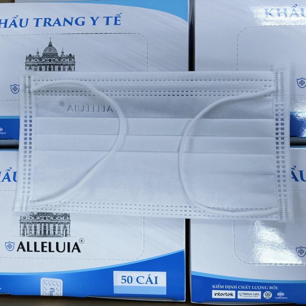 Khẩu Trang Y Tế Alleluia 4 Lớp Kháng Khuẩn 99% Đóng Gói Từng Cái (Hộp 30 Cái)