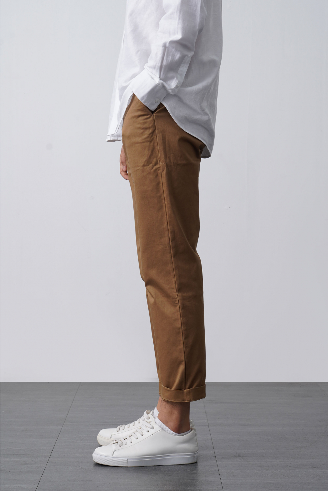 QUẦN KAKI NAM form slim crop nhiều màu có độ co giãn nhẹ - 10F21PCA002C | LASTORE MENSWEAR