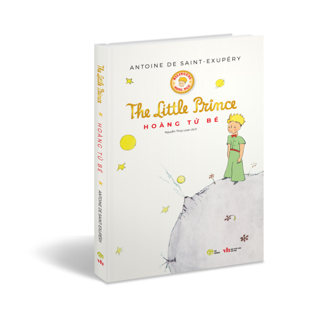 Sách Hoàng Tử Bé Song Ngữ Việt - Anh - The Little Prince, Truyện Song Ngữ Thiếu Nhi, Có Note Từ Vựng Kèm File Nghe - Hg Books