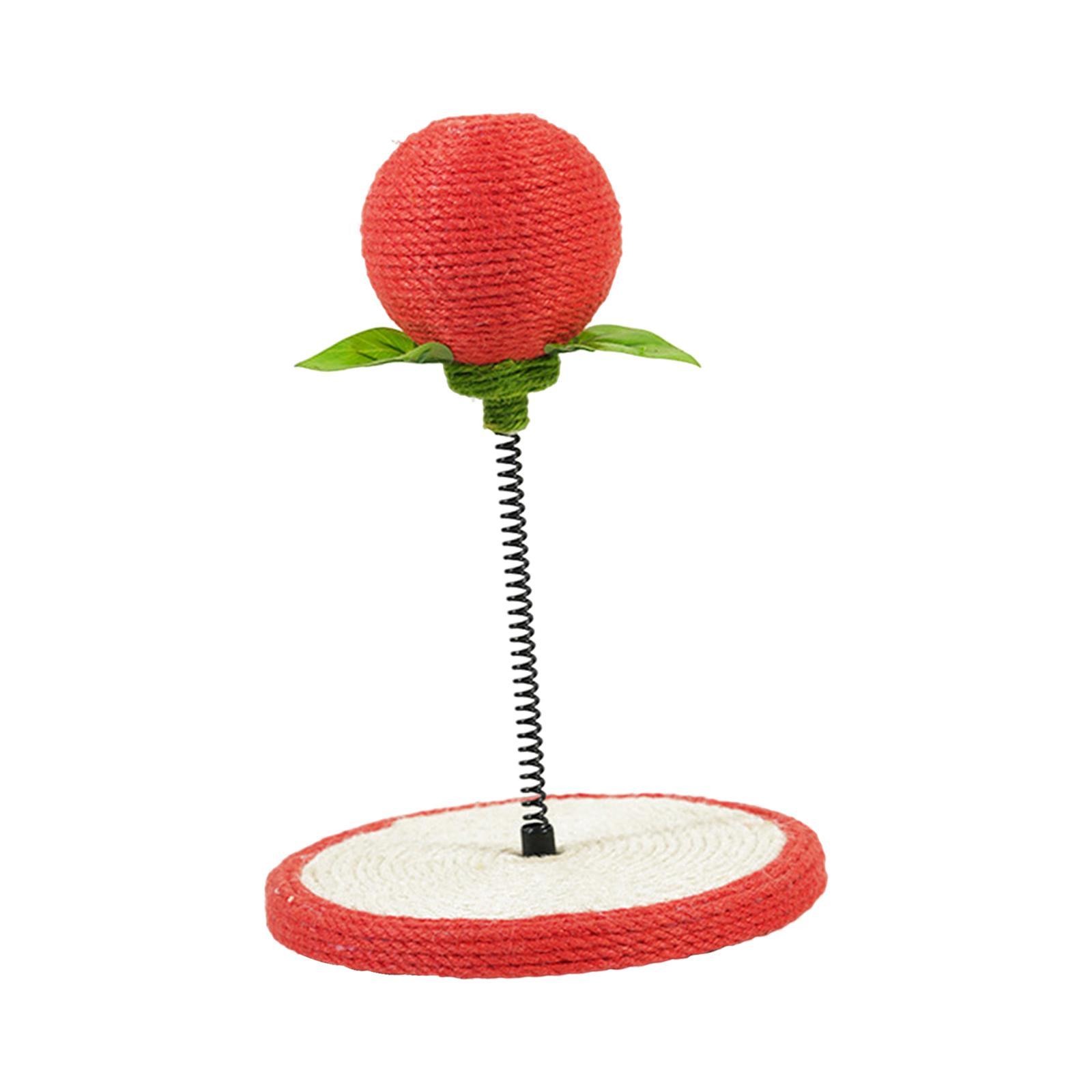 Cat Scratch Pad Kitty Cat Scratching Board Cat Scratcher Toy with Sisal Ball