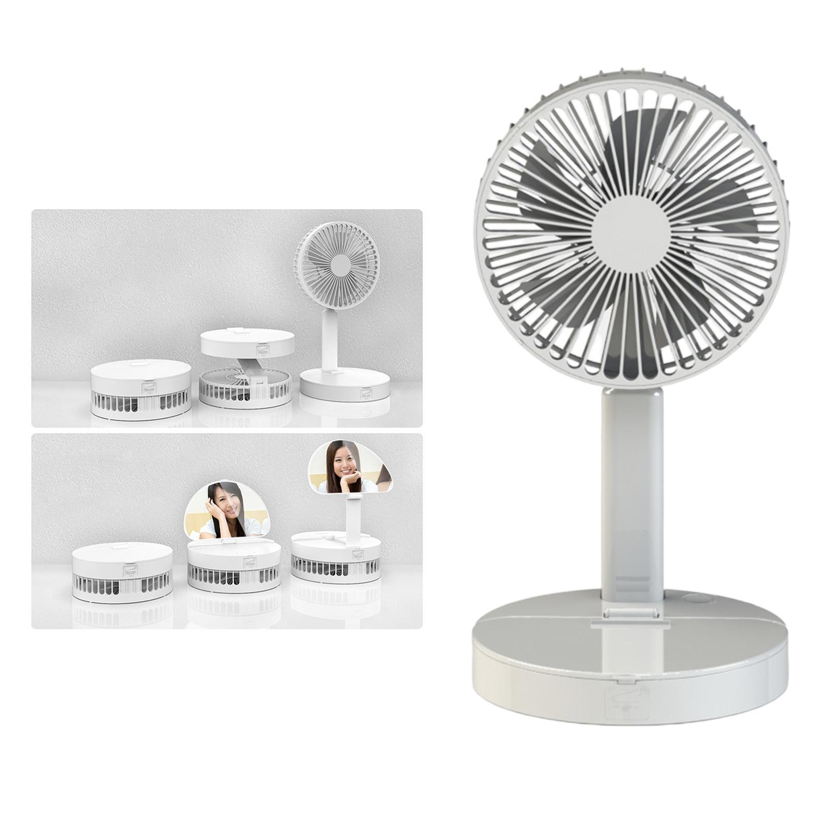 Mini USB Hand Held Desk Fan Tabletop Personal Fan Air Cooling