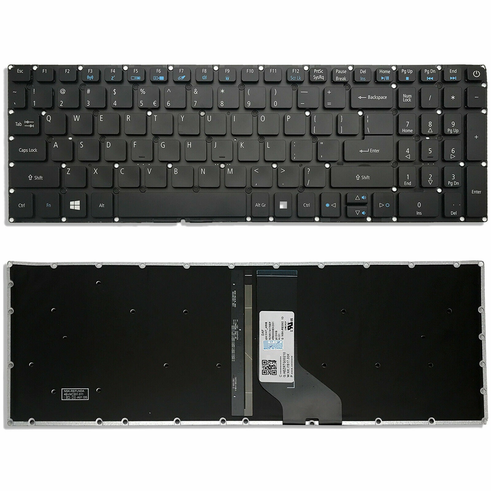 Bàn phím dành cho Laptop Acer Nitro 5 AN515-41 AN515-42 AN515-51 AN515-52 AN515-53 Keyboard US Backlit