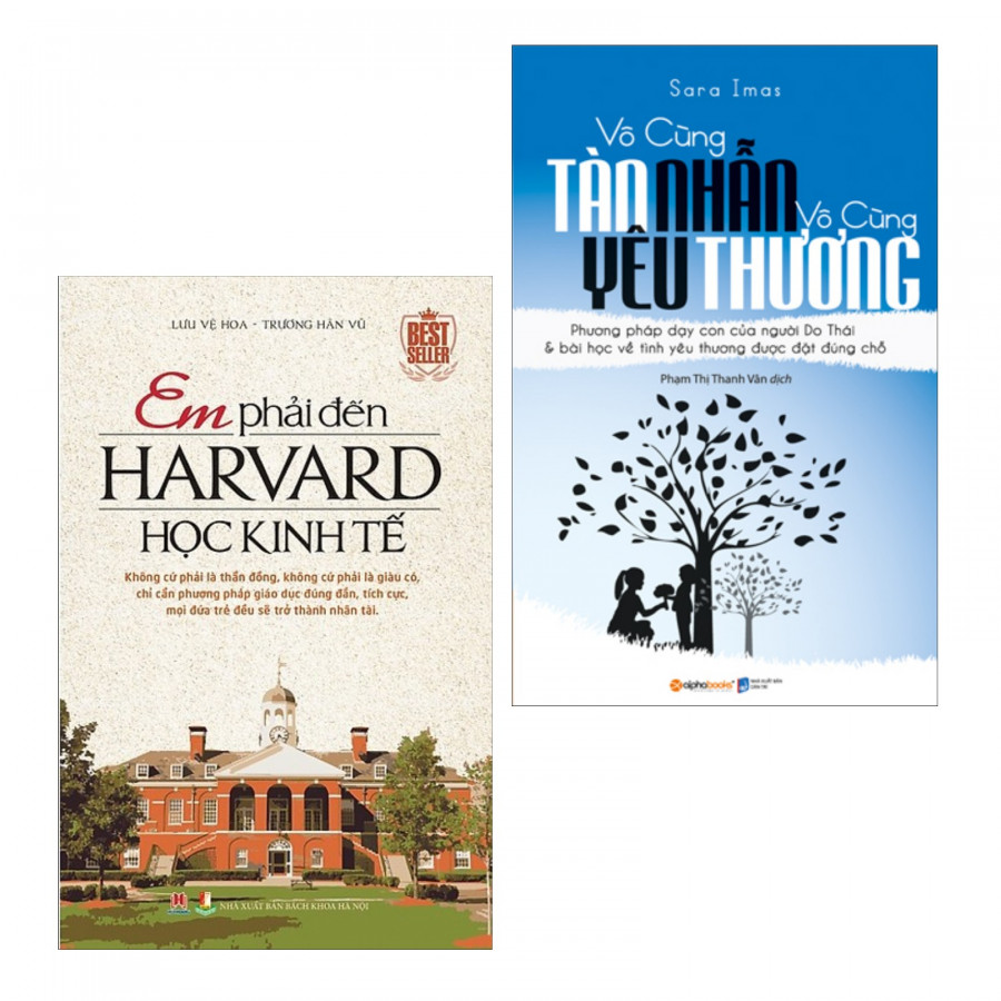 Combo Em Phải Đến Harvard Học Kinh Tế + Vô Cùng Tàn Nhẫn Vô Cùng Yêu Thương (Tặng Bookmark Phương Đông Books)