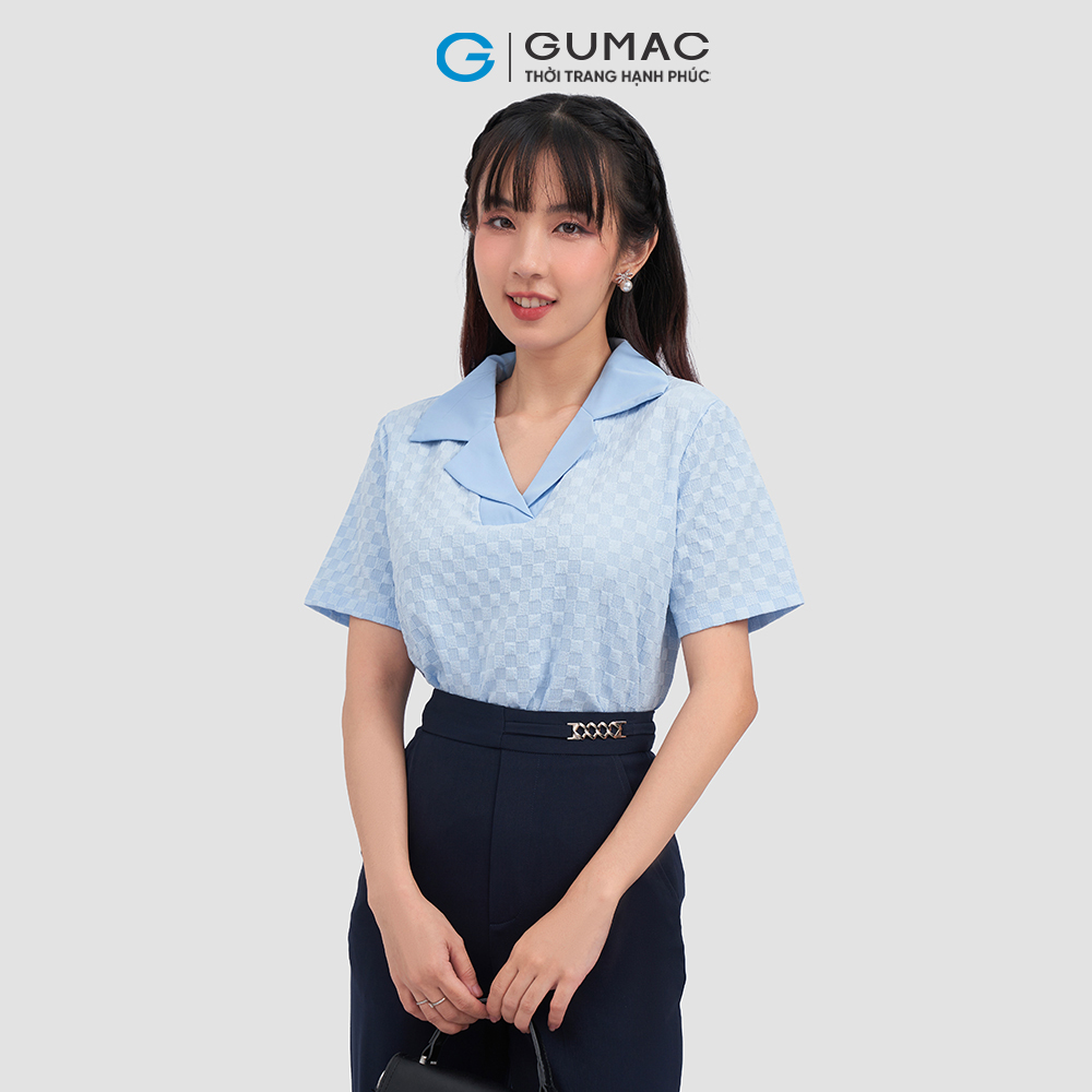Quần suông phối phụ kiện thời trang GUMAC QC11078