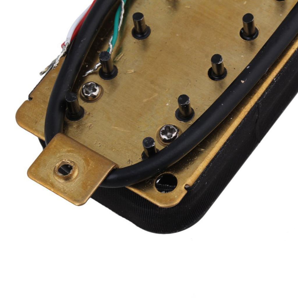 2 Đen Đàn Guitar Humbucker Bán Tải Đôi Phối Xanh Pickup Đàn Guitar Phụ Kiện