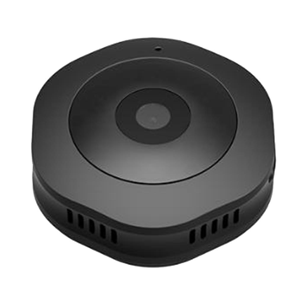 2xHD 1080P Wide Angle Mini WIFI Camera Night    Black