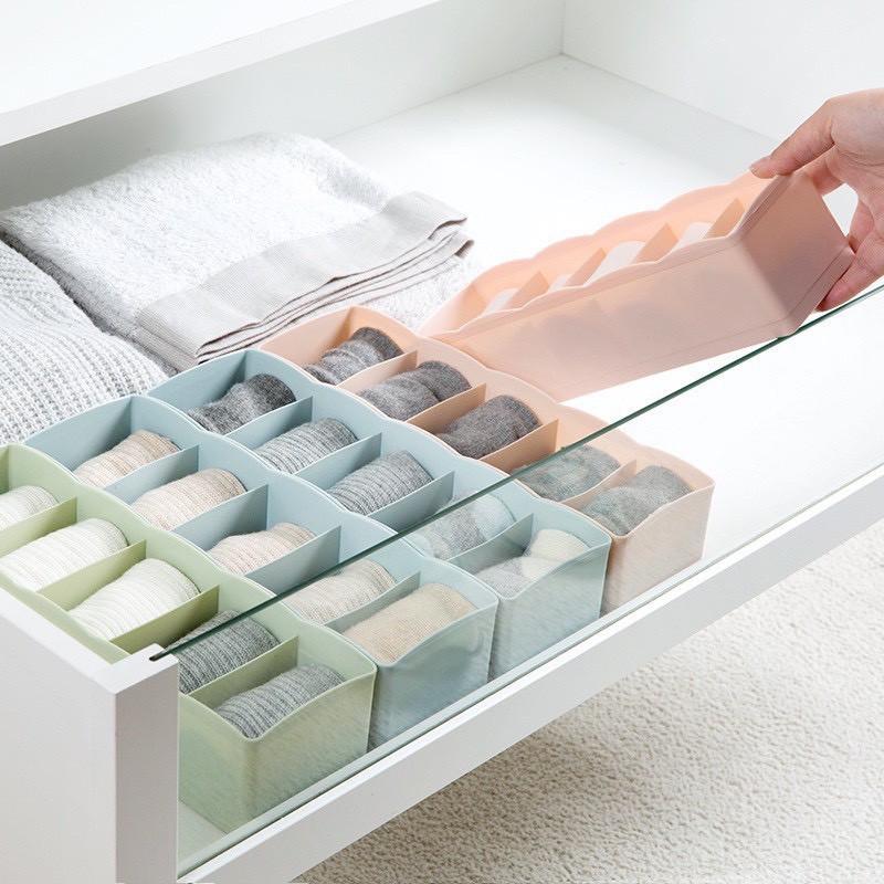 BÁN SỈ Hộp Đựng Đồ Lót, Khay Nhựa 5 Ngăn Đựng Đồ Lót, Tất, Vớ Tiện Dụng 88102 Shop Giang Phạm