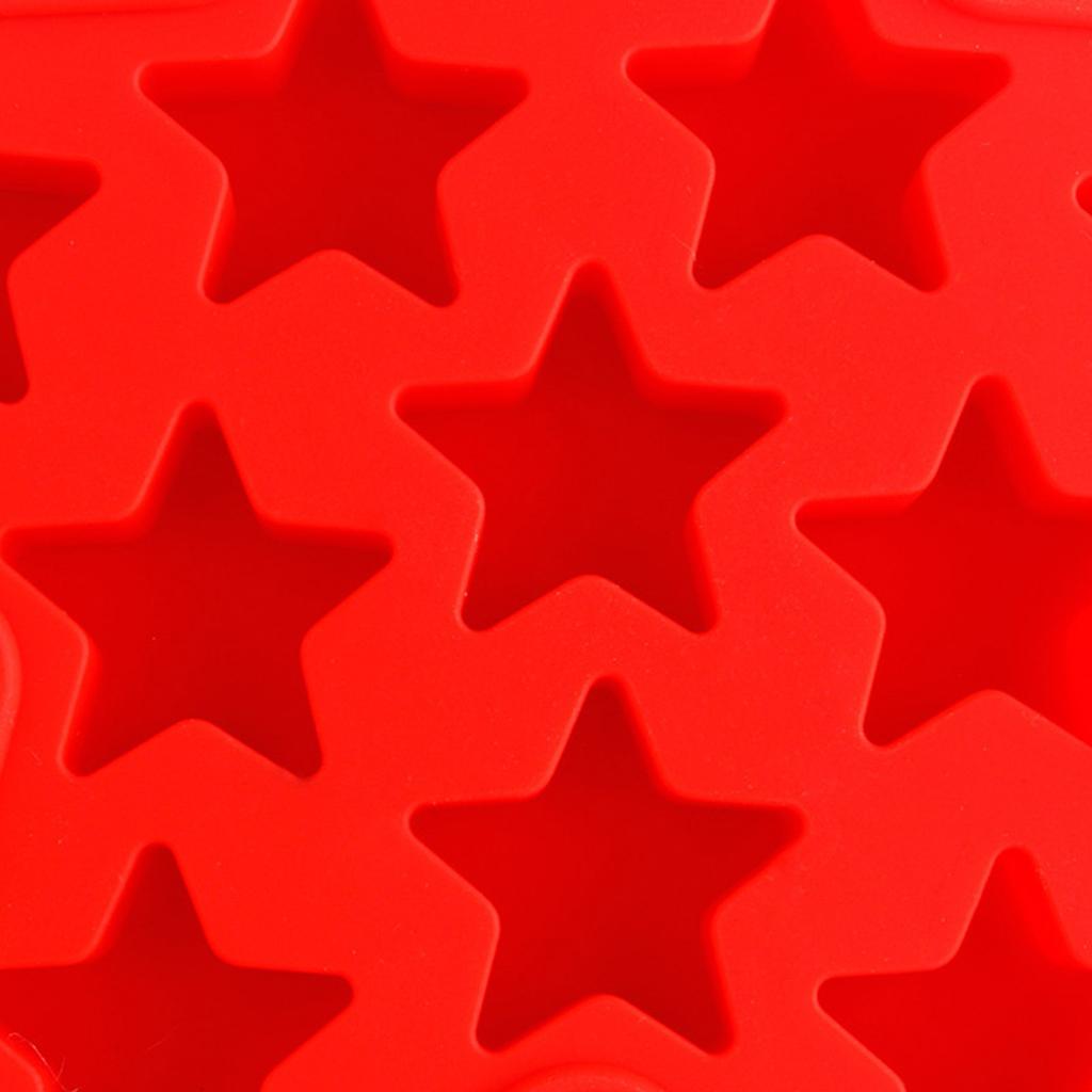 Star Heart Silicone Mould Mold Chocolate Candy Gummy Maker Ice Jelly Tray