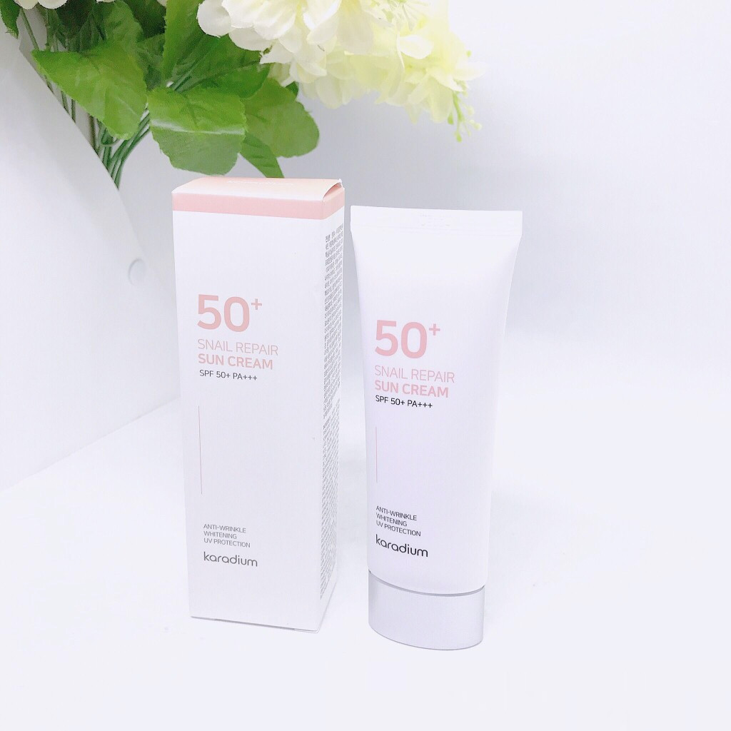 Kem Chống Nắng Karadium Snail Repair SPF 50+ 70ml