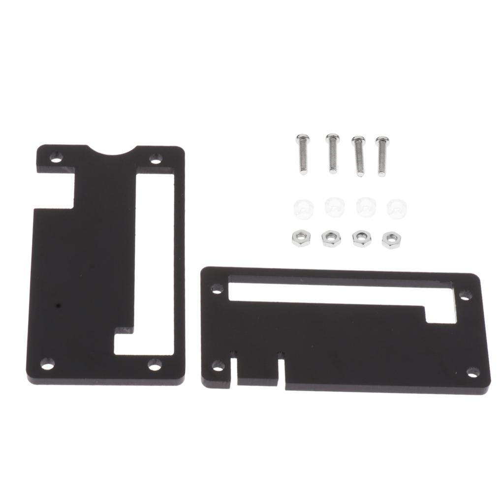 Acrylic Case Protective Enclosure Cover for Raspberry Pi Black
