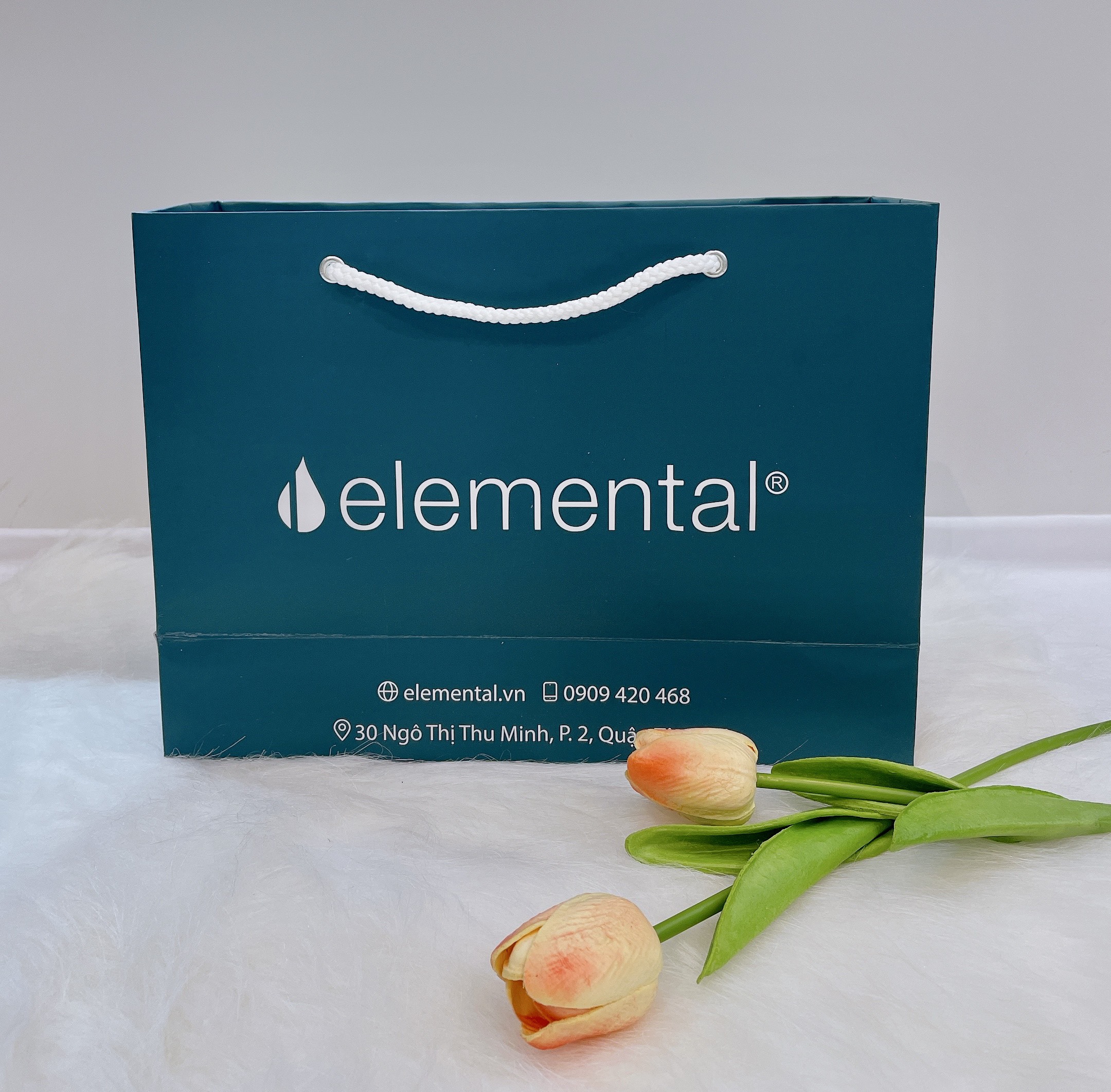 Hộp quà tặng Elemental tặng quà sinh nhật, khách hàng hộp cứng nắp cài nam châm cao cấp