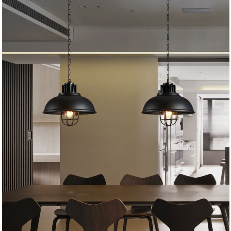 Đèn Thả Wake Kiểu Dáng Hiện Đại Trang Trí Nội Thất Sang Trọng - Kèm Bóng Led Chuyên Dụng. - Đen