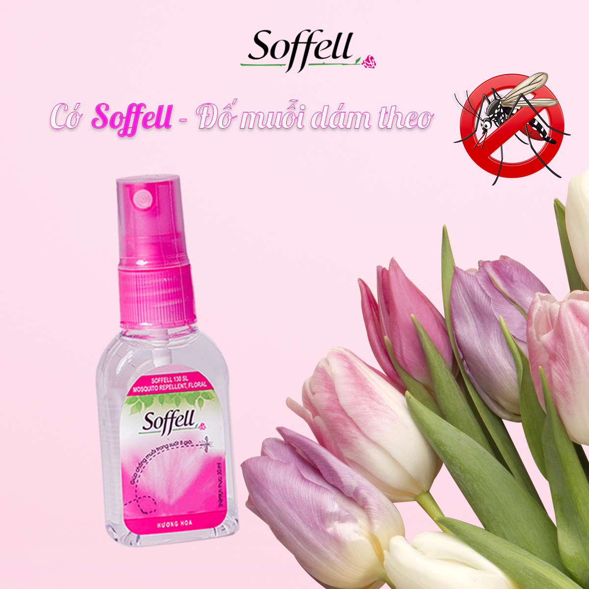 [COMBO 2] PHUN SƯƠNG XUA MUỖI SOFFELL - 30ML