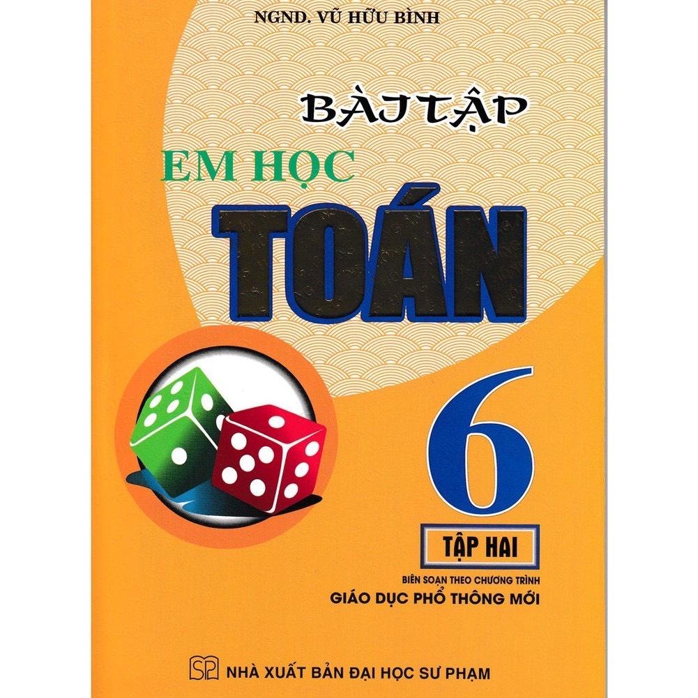 Sách - Combo Bài tập Em Học Toán 6 - Theo Chương Trình Giáo Dục Phổ Thông Mới (2 tập)