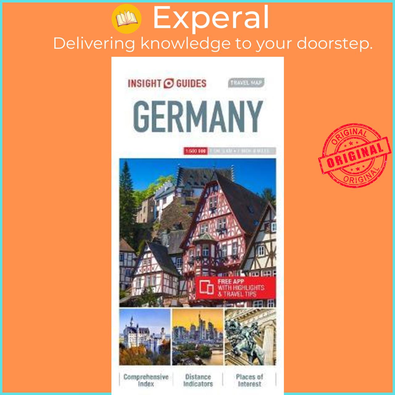 Sách - Insight Guides Travel Map Germany by Unknown