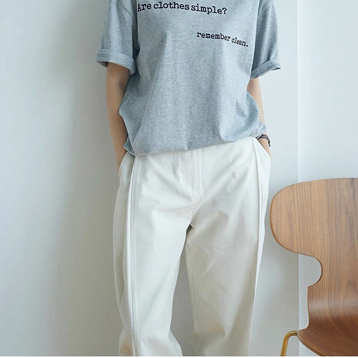 Quần tây nữ Linen Premium, có thể chuyển từ dáng ống rộng sang dáng baggy trẻ trung