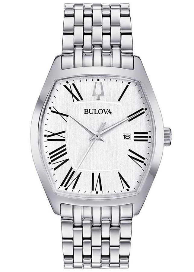 Đồng Hồ Nam Bulova Dây Thép Không Gỉ 96M145 - Mặt Trắng