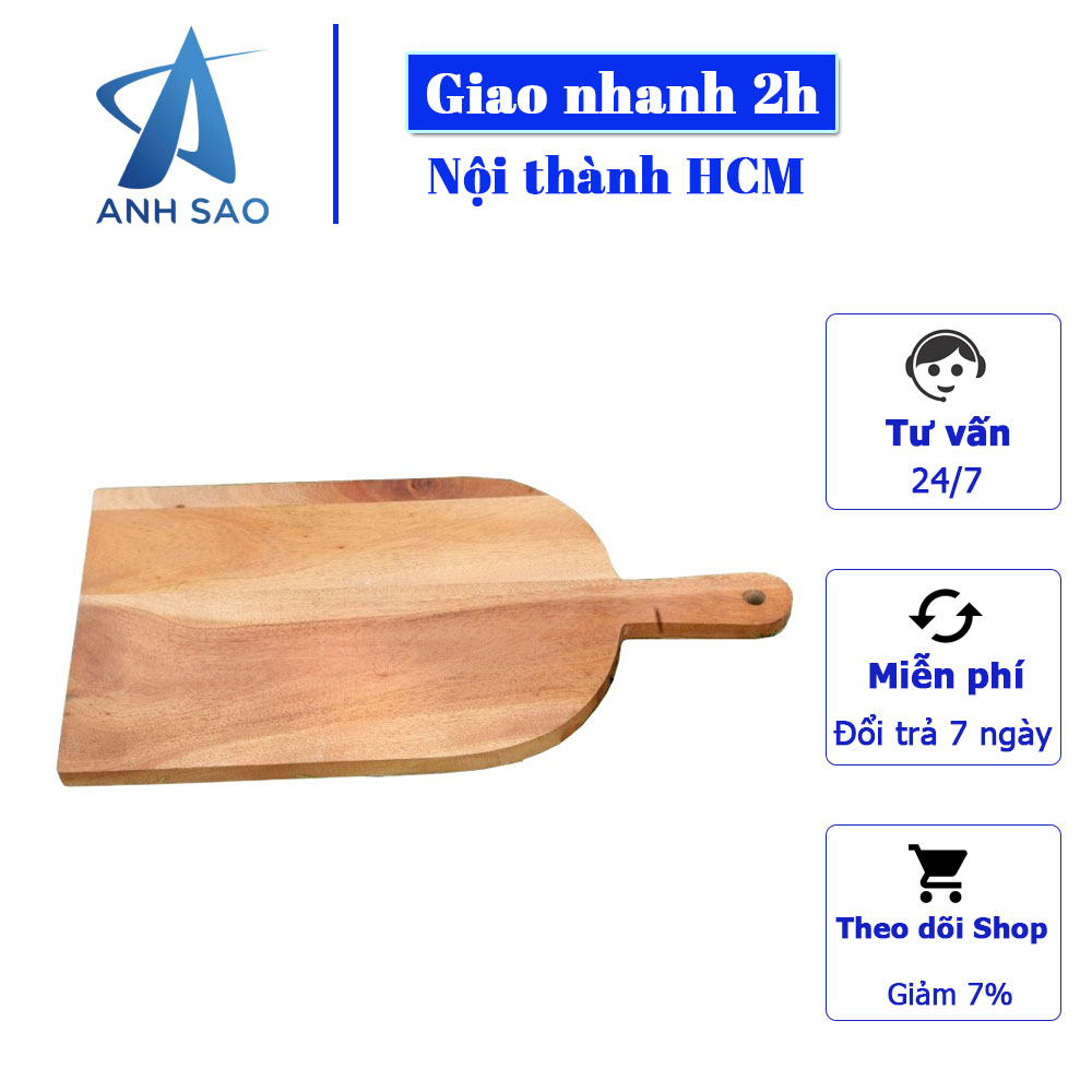 Thớt gỗ chữ nhật tay cầm CV8JPC