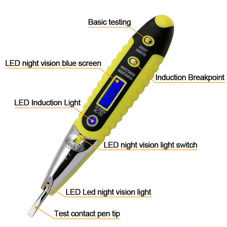 Bút thử điện có màn hình LCD BTD11