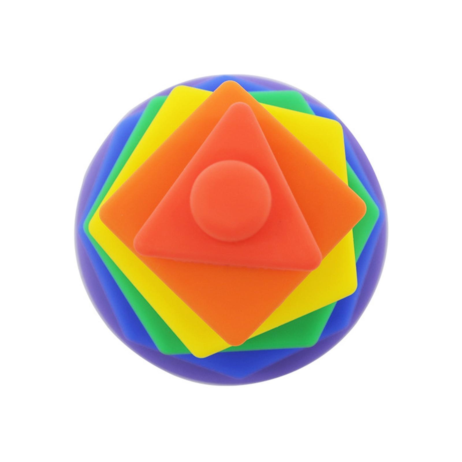 Rainbow Teething Stacking Learning Game Teether 6+ Months