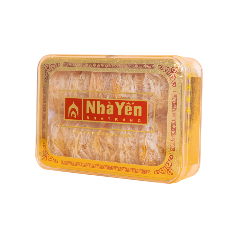 Tổ Yến Hồng Tinh Chế - Hộp 100 Gram - Tổ Yến Sào Tinh Chế - Yến Tinh Chế - Nhà Yến Nha Trang - Đặc Sản Nha Trang - Yến Sào Chất Lượng