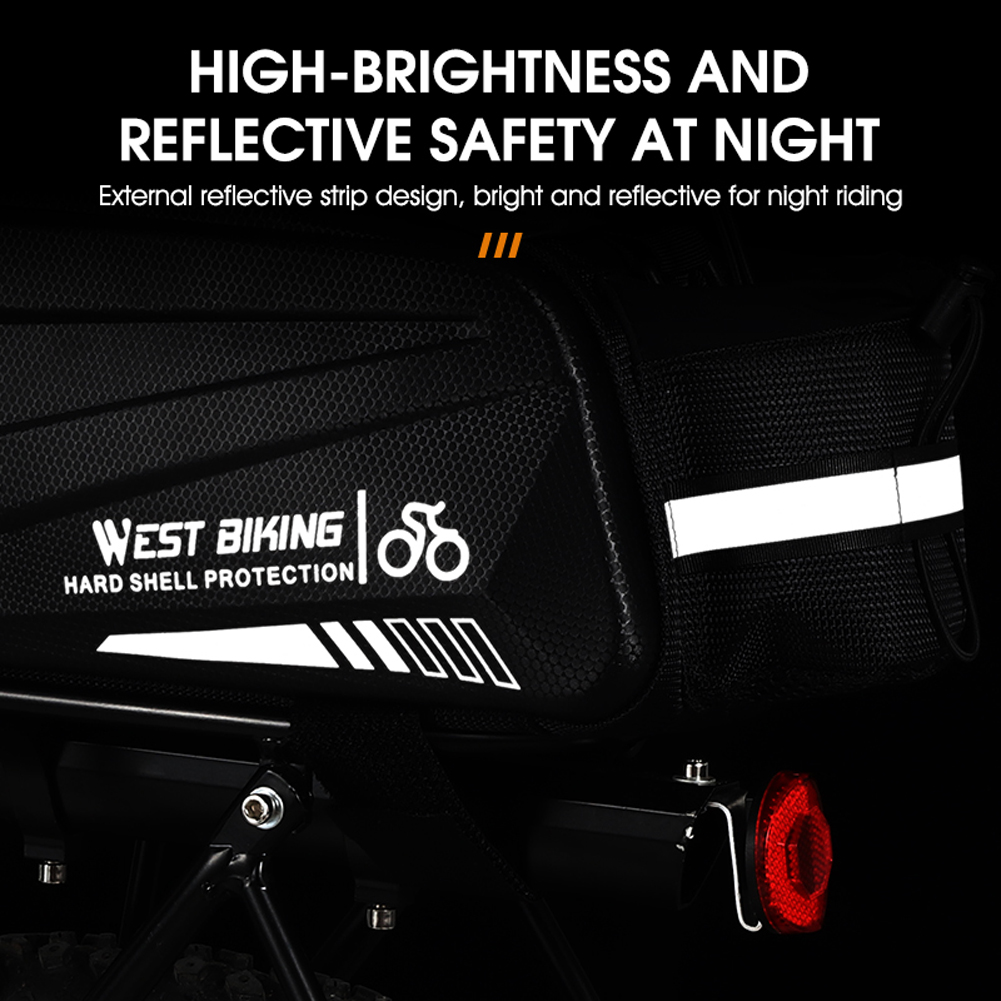 Túi xe đạp công suất lớn WEST BIKING 8.6L không thấm nước treo yên sau xe