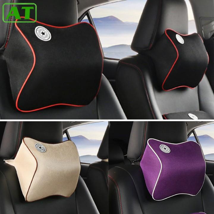 Bộ 2 Gối Tựa Đầu Cao Su Non Cao Cấp Dành Cho Ô Tô Xe Hơi