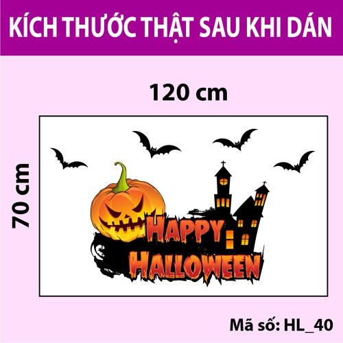 Decal trang trí Halloween 2020 số 6