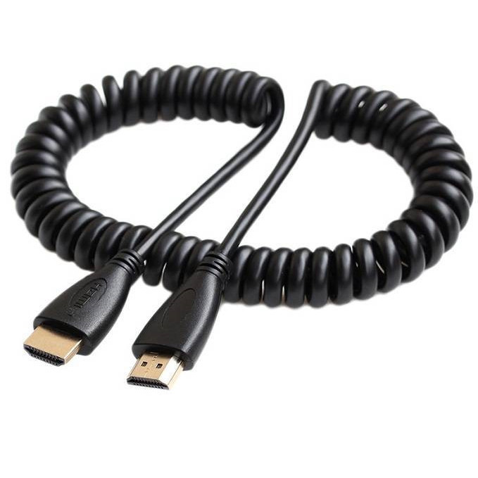 Dây cáp HDMI to HDMI dạng lò xo xoắn