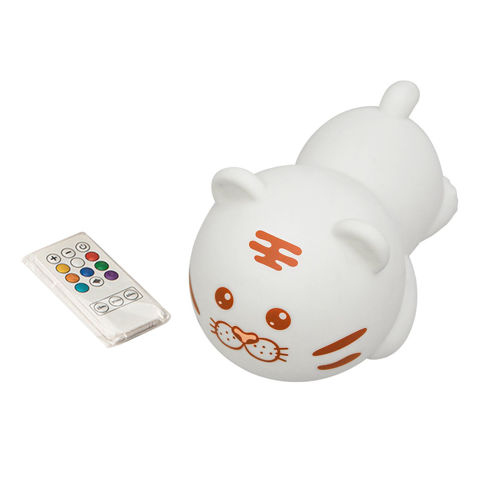 Cartoon LED Sleeping Night Light Touch Sensor Bedside