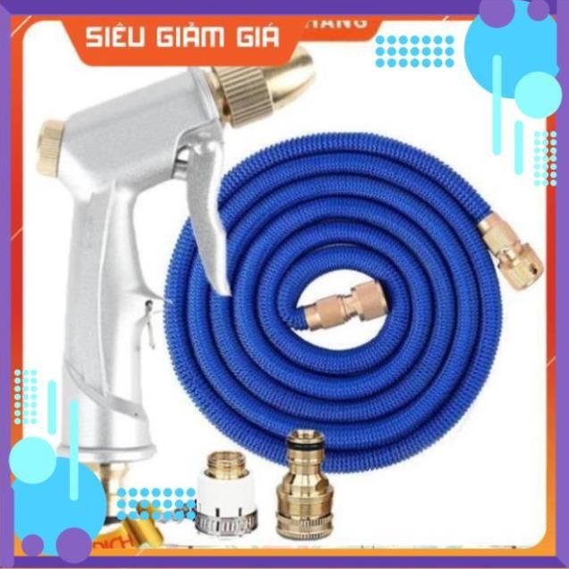 Vòi phun nước rửa xe tưới cây tăng áp thông minh giãn nở khi sử dụng 701709