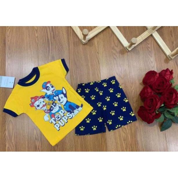 Bộ ngắn tay bé trai size nhí (form to