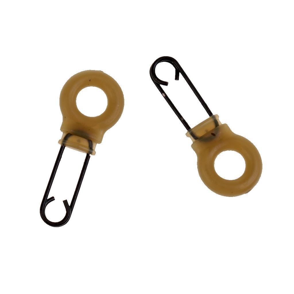 Lot 20 Pieces Multi Clips Double Hook Quick Change Clips Carp Fishing Tackle Swivels Lead Rigs Links Coarse Fishing