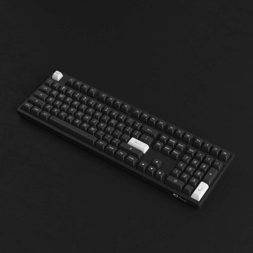 Bàn phím cơ AKKO 3108 RF White on Black - Hàng Chính Hãng