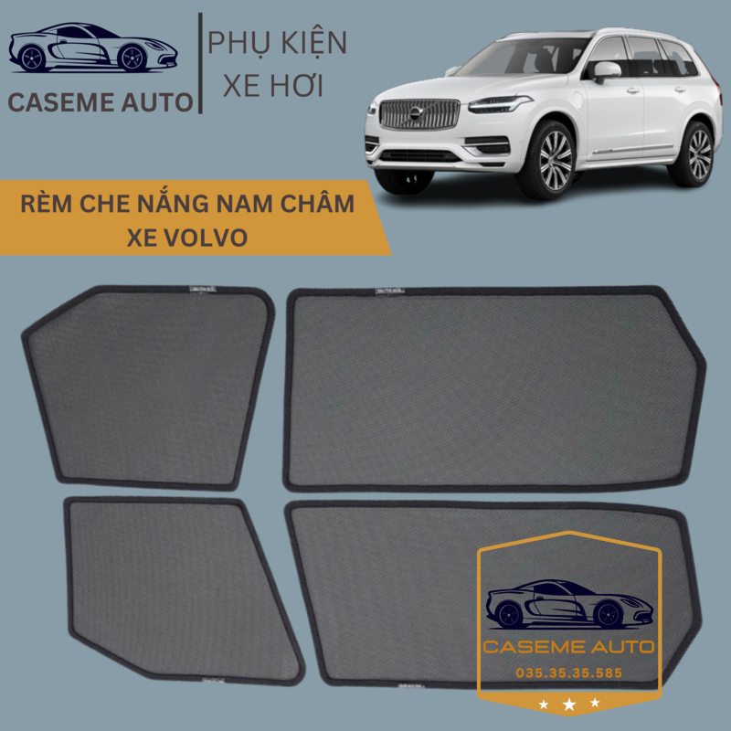 Rèm che nắng nam châm ô tô dành cho các xe hãng Volvo - Hàng Chính Hãng