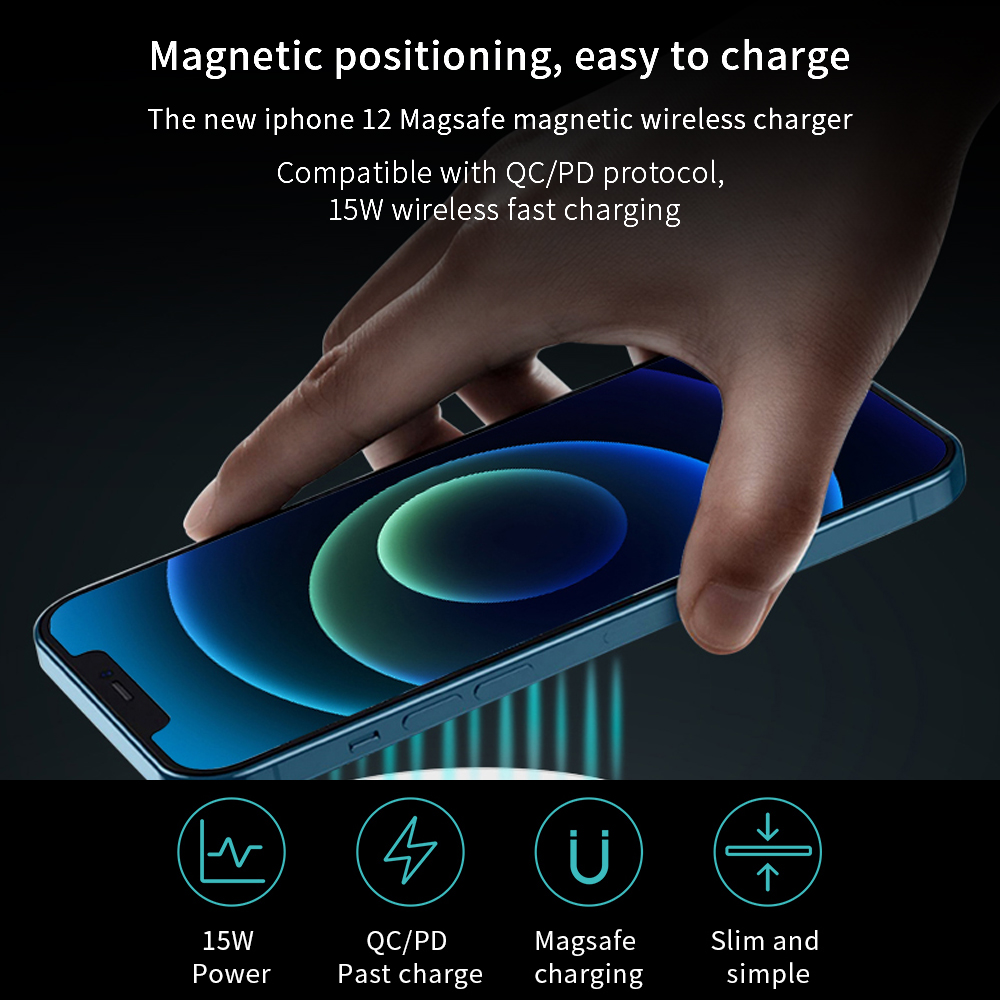 Đế Sạc Không Dây Apple X428 Hỗ Trợ Sạc Nhanh 15W