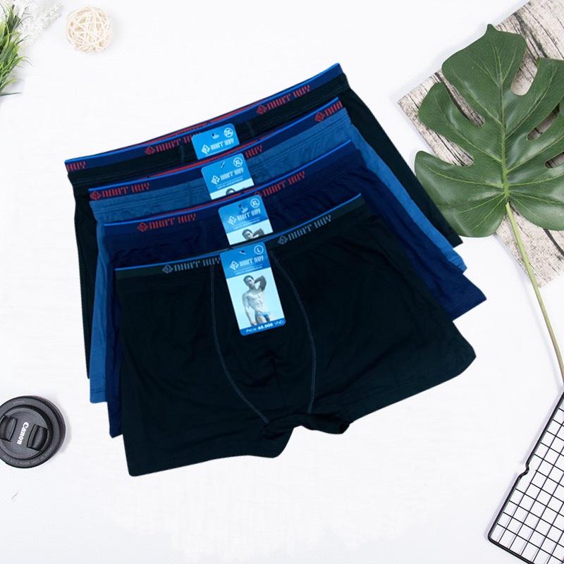 Hộp 10 quần đùi sịp COTTON nam cạp mềm NHẬT HUY