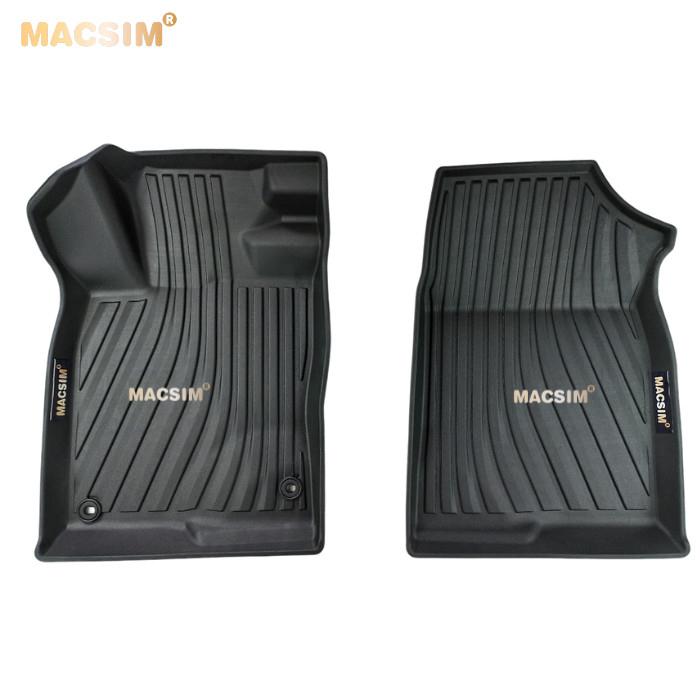 Thảm lót sàn xe ô tô Honda Civic TC 2022+ Nhãn hiệu Macsim chất liệu nhựa TPE màu đen hàng loại 2