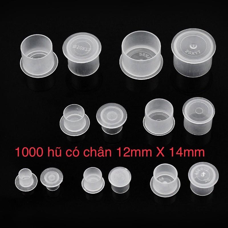 1000 hũ mực có chân đế 12mm X 14mm