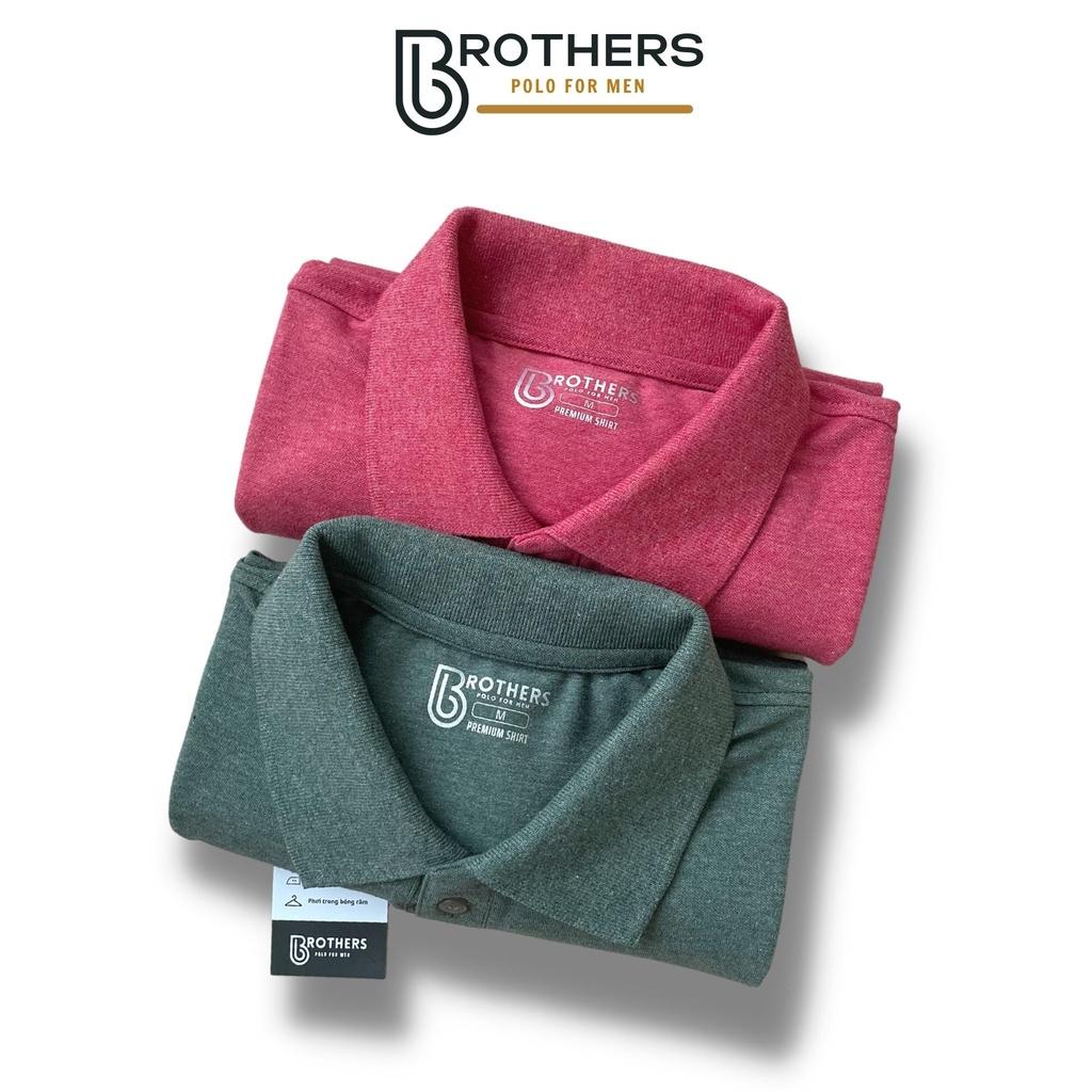 Áo thun POLO nam TRODOM màu mới cổ trụ bẻ basic, vải cá sấu cotton cao cấp, chuẩn form, xịn đẹp - BROTHERS