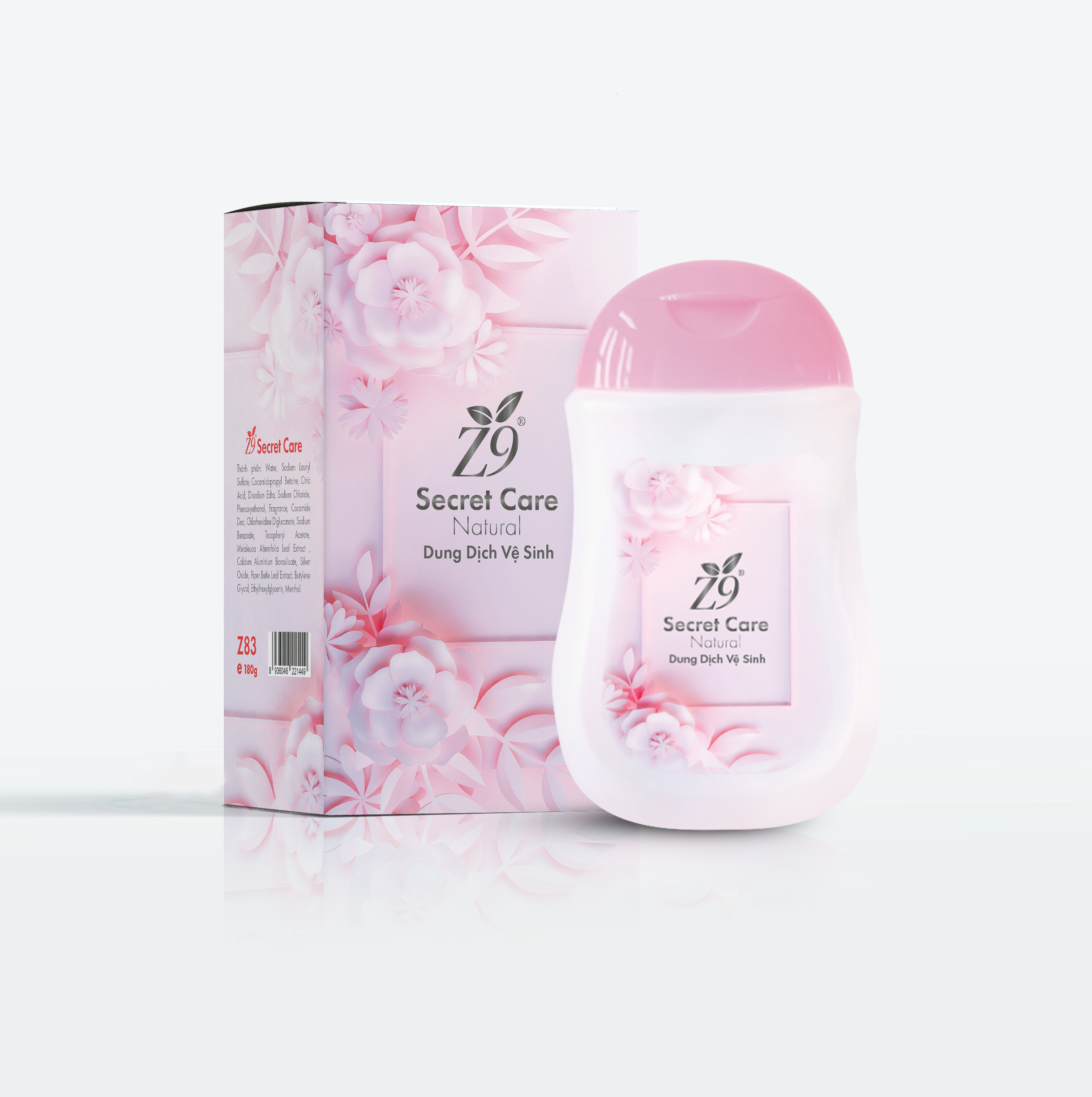 Z9 Secret Care Natural Dung Dịch Vệ Sinh Sạch Mát Thơm Lâu 180G - Z83