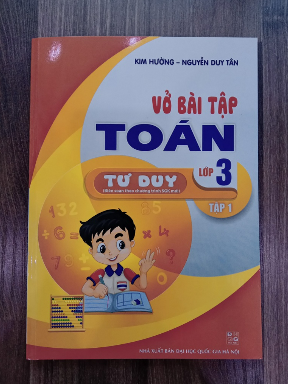 Sách - Vở bài tập Toán tư duy lớp 3 - tập 1 (Biên soạn theo chương trình SGK mới)