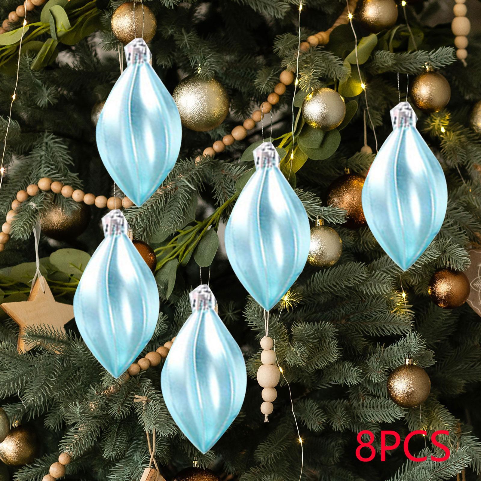 8Pcs Christmas Pendant Christmas Tree Decoration Christmas Tree Pendant Decorations for Photo Props Bedroom Fall Party Favors