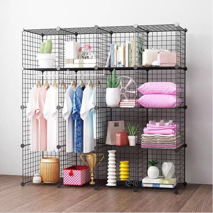 Tấm Lưới Sắt Đa Năng- Lắp Ghép Chuồng Quây Chó Mèo, Kệ Sách, Tủ Quần Áo, Decor Phòng